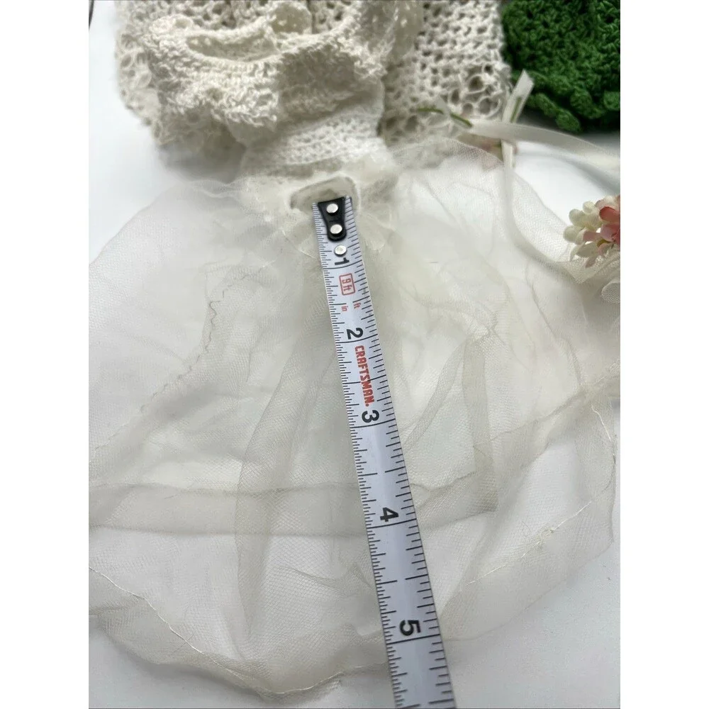 VTG Handmade Crocheted Barbie Dresses & Accessories Estate Sale Mixed Lot
